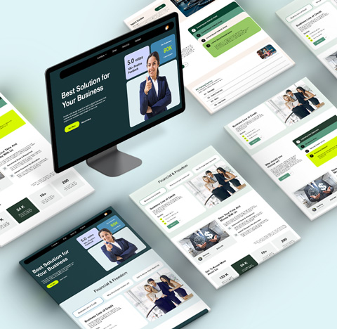 Landing Page Design Agency-GKIS