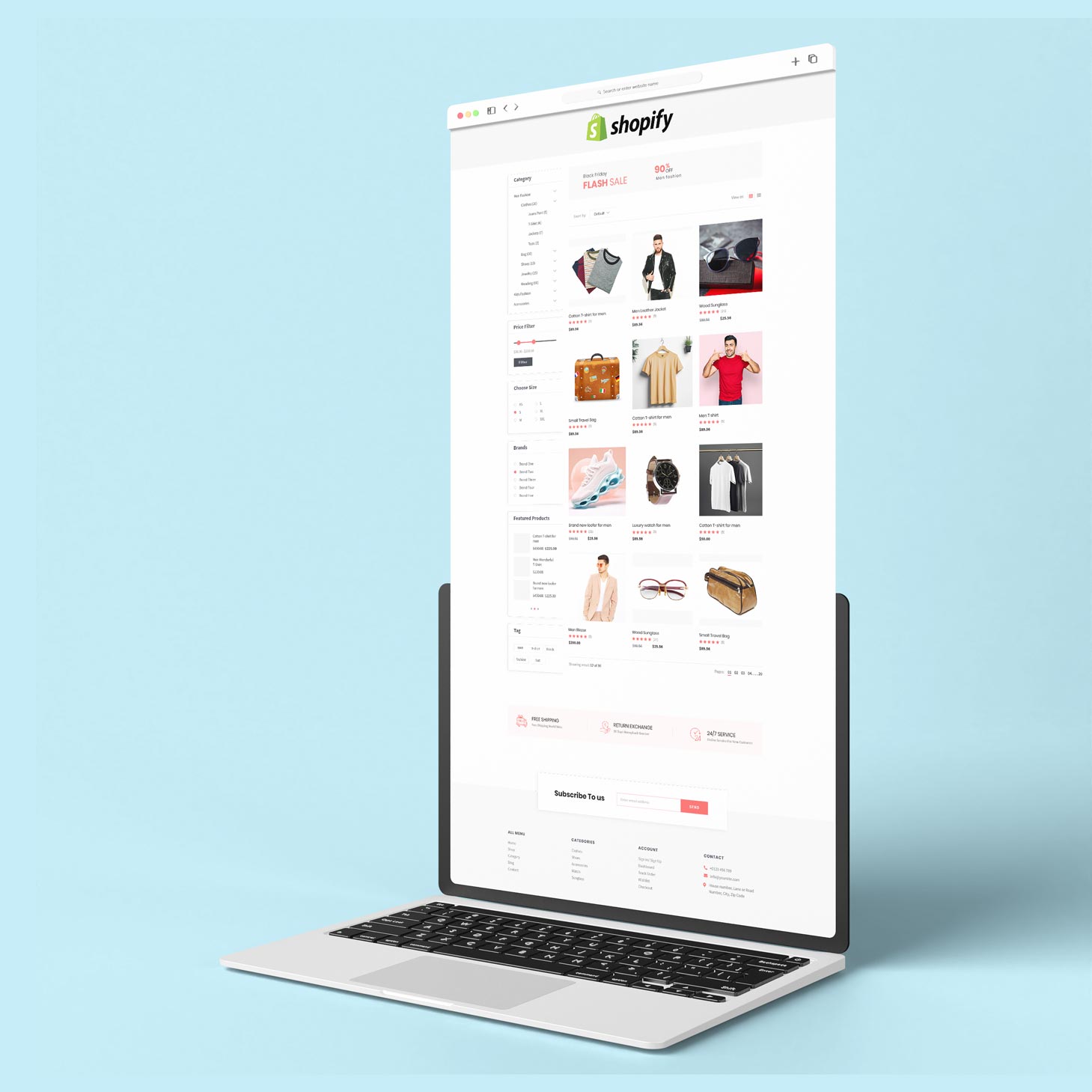 Shopify Website Development services