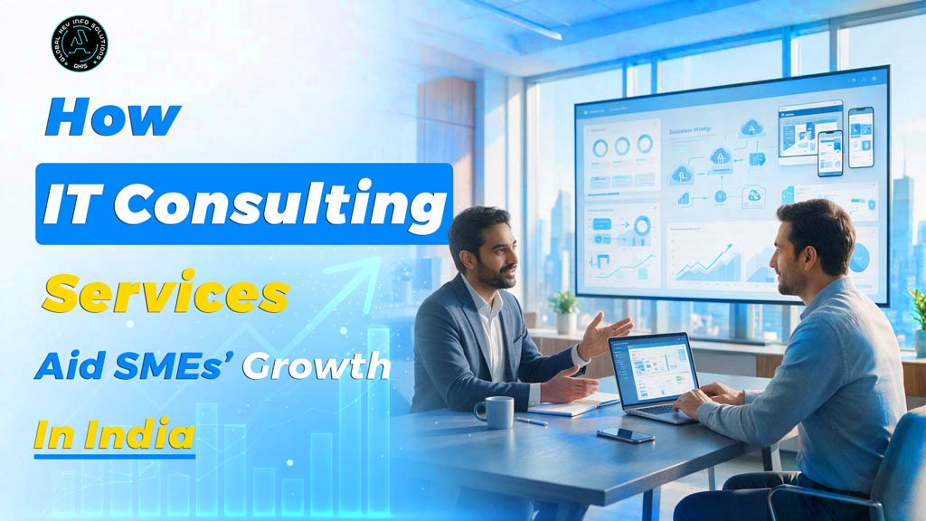 IT consulting banner for SMEs in India by Global Key Info Solutions.